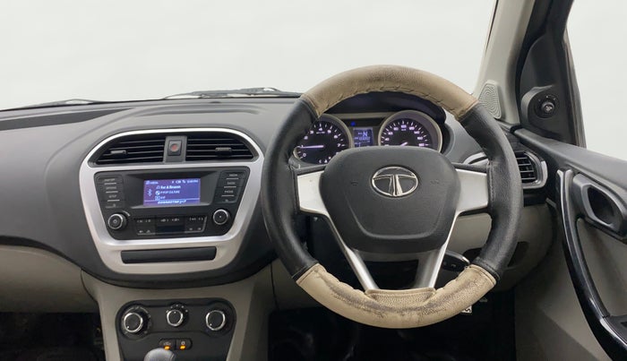 2017 Tata Tiago XTA PETROL, Petrol, Automatic, 1,03,193 km, Steering Wheel Close Up