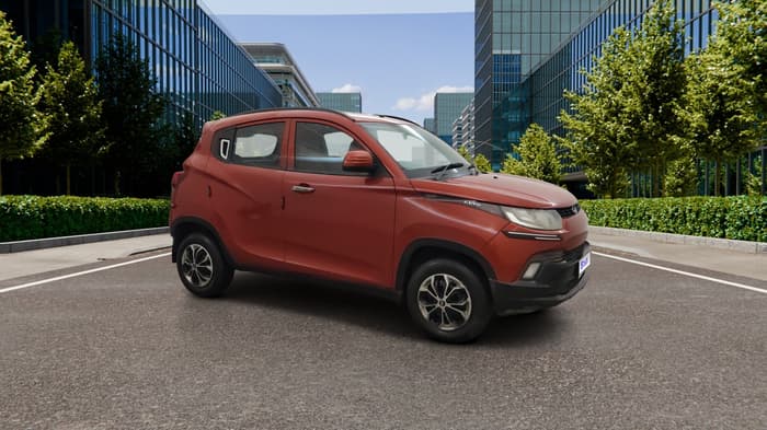 2016 Mahindra Kuv100 K4 6 STR, Petrol, Manual, 68,349 km, Right Front Diagonal