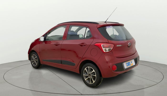 2017 Hyundai Grand i10 SPORTZ (O) AT 1.2 KAPPA VTVT, Petrol, Automatic, 69,552 km, Left Back Diagonal