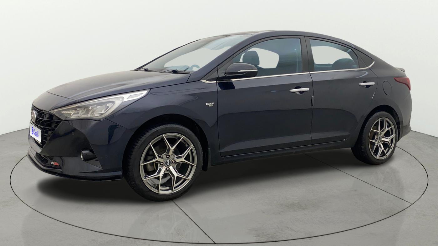 2020 Hyundai Verna SX (O) 1.0 TURBO DCT, Petrol, Automatic, 72,594 km, Left Front Diagonal