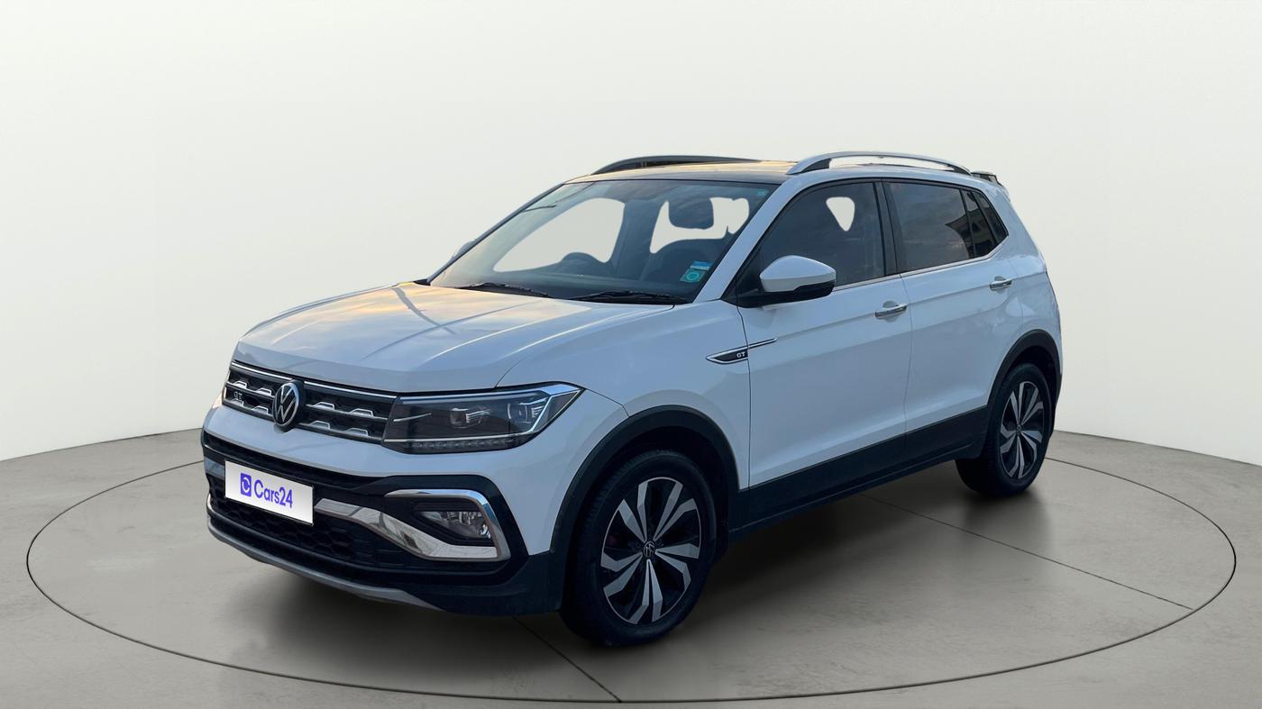 2021 Volkswagen TAIGUN GT PLUS 1.5 TSI DSG, Petrol, Automatic, 1,13,275 km, Left Front Diagonal