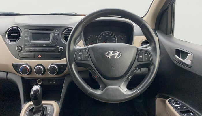 2016 Hyundai Grand i10 ASTA AT 1.2 KAPPA VTVT, Petrol, Automatic, 34,735 km, Steering Wheel Close Up