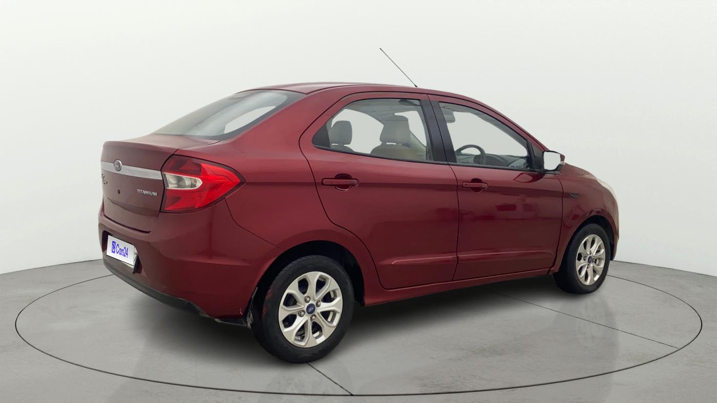 2017 Ford Figo Aspire TITANIUM 1.2 PETROL, Petrol, Manual, 52,795 km, Right Back Diagonal