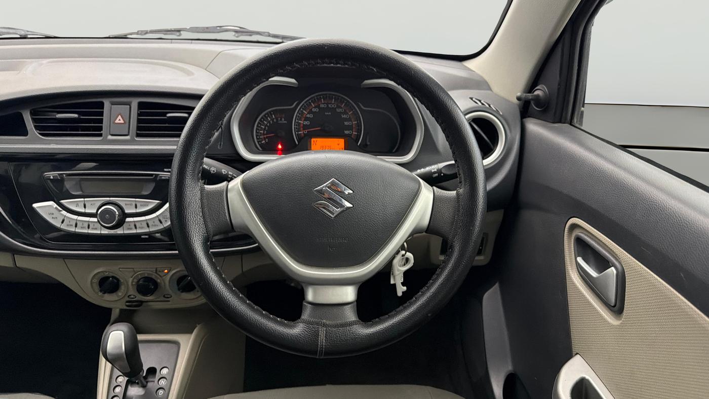 2017 Maruti Alto K10 VXI (O) AMT, Petrol, Automatic, 19,363 km, Steering Wheel Close Up