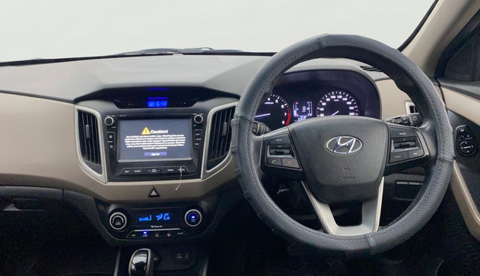 2016 Hyundai Creta SX PLUS AT 1.6 PETROL, Petrol, Automatic, 1,13,542 km, Steering Wheel Close Up
