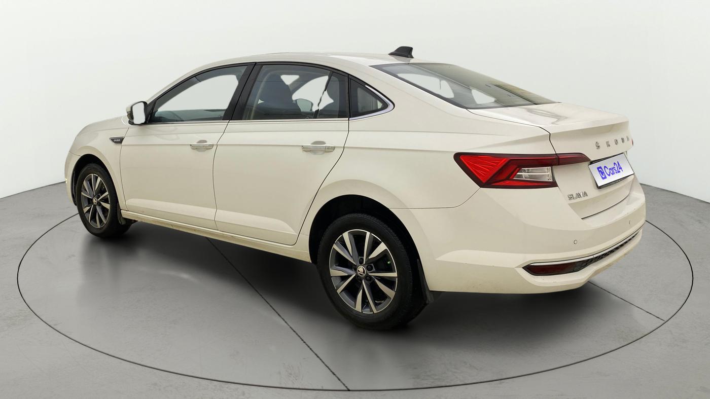 2022 Skoda SLAVIA STYLE 1.0L TSI AT, Petrol, Automatic, 69,082 km, Left Back Diagonal