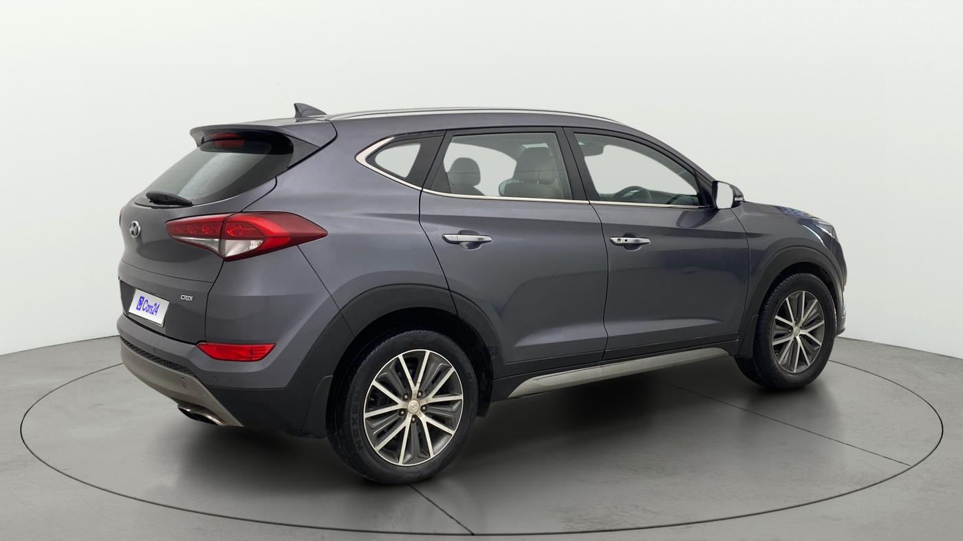 2017 Hyundai Tucson GLS 2WD AT DIESEL, Diesel, Automatic, 43,291 km, Right Back Diagonal