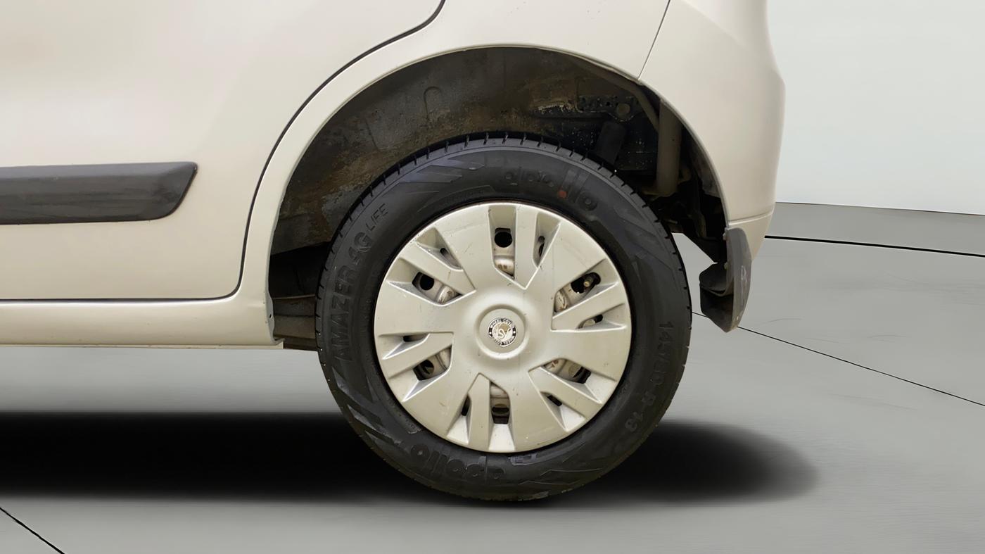 2013 Maruti Wagon R 1.0 LXI CNG, CNG, Manual, 60,983 km, Left Rear Wheel