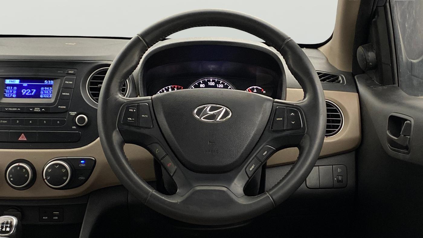 2016 Hyundai Grand i10 ASTA 1.2 KAPPA VTVT, Petrol, Manual, 57,755 km, Steering Wheel Close Up