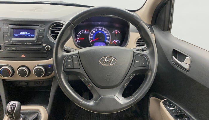 2015 Hyundai Grand i10 ASTA 1.1 CRDI, Diesel, Manual, 60,077 km, Steering Wheel Close Up