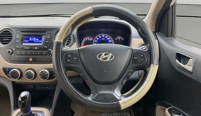2014 Hyundai Grand i10 ASTA AT 1.2 KAPPA VTVT, Petrol, Automatic, 86,070 km, Steering Wheel Close Up