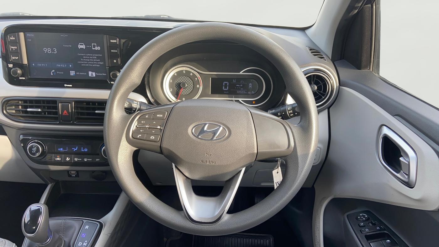 2021 Hyundai GRAND I10 NIOS SPORTZ AMT 1.2 KAPPA VTVT, Petrol, Automatic, 30,486 km, Steering Wheel Close Up