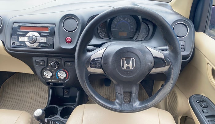 2015 Honda Amaze 1.2L I-VTEC SX, Petrol, Manual, 69,648 km, Steering Wheel Close Up