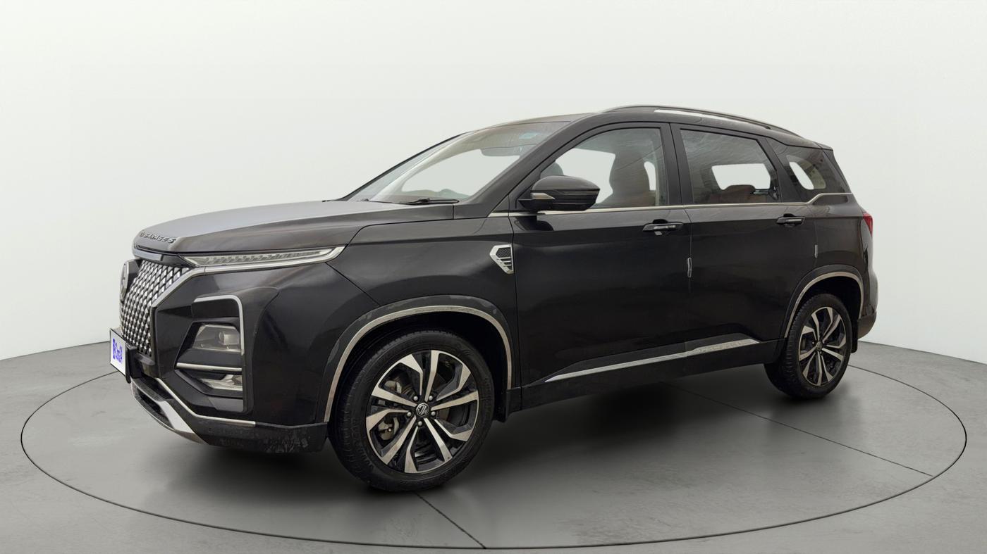 2023 MG HECTOR PLUS SAVVY PRO 1.5 TURBO CVT 7 STR, Petrol, Automatic, 40,537 km, Left Front Diagonal