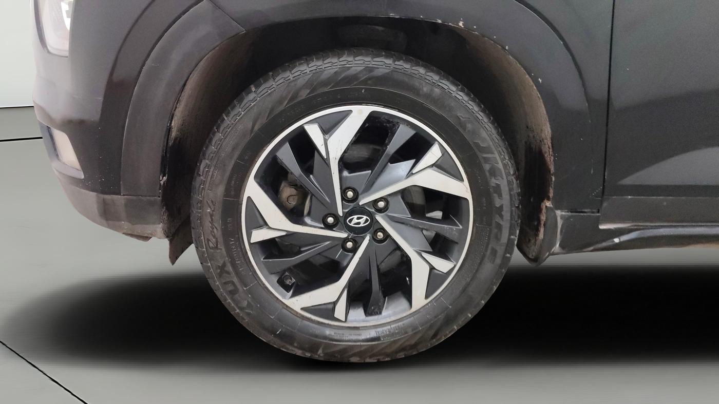 2021 Hyundai Creta SX (O) AT 1.5 DIESEL, Diesel, Automatic, 1,33,391 km, Left Front Wheel