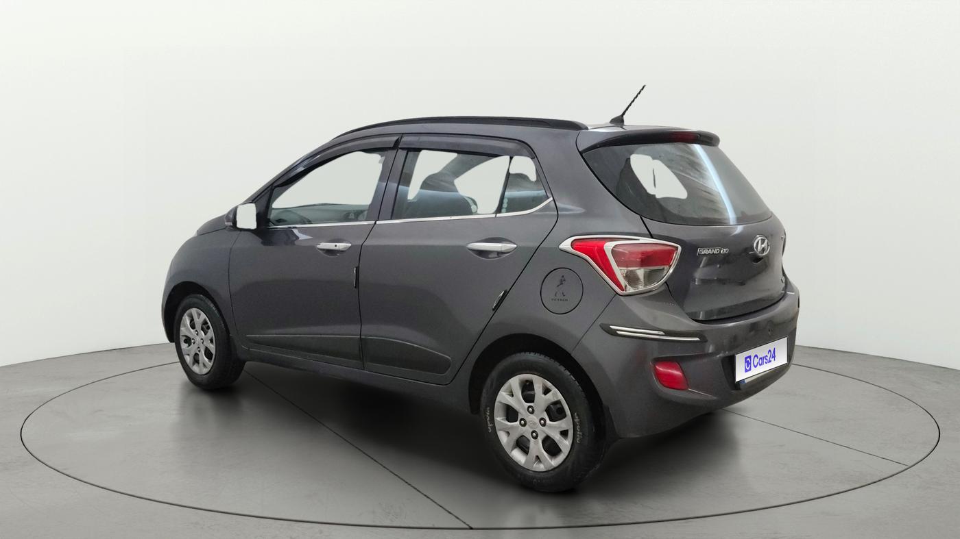 2014 Hyundai Grand i10 SPORTZ 1.2 KAPPA VTVT, Petrol, Manual, 80,957 km, Left Back Diagonal