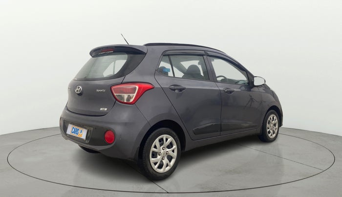 2018 Hyundai Grand i10 SPORTZ 1.2 KAPPA VTVT, Petrol, Manual, 23,539 km, Right Back Diagonal