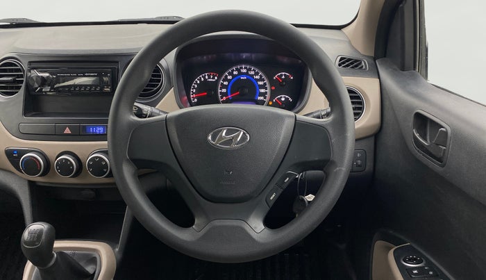2016 Hyundai Grand i10 MAGNA 1.2 KAPPA VTVT, Petrol, Manual, 11,610 km, Steering Wheel Close Up