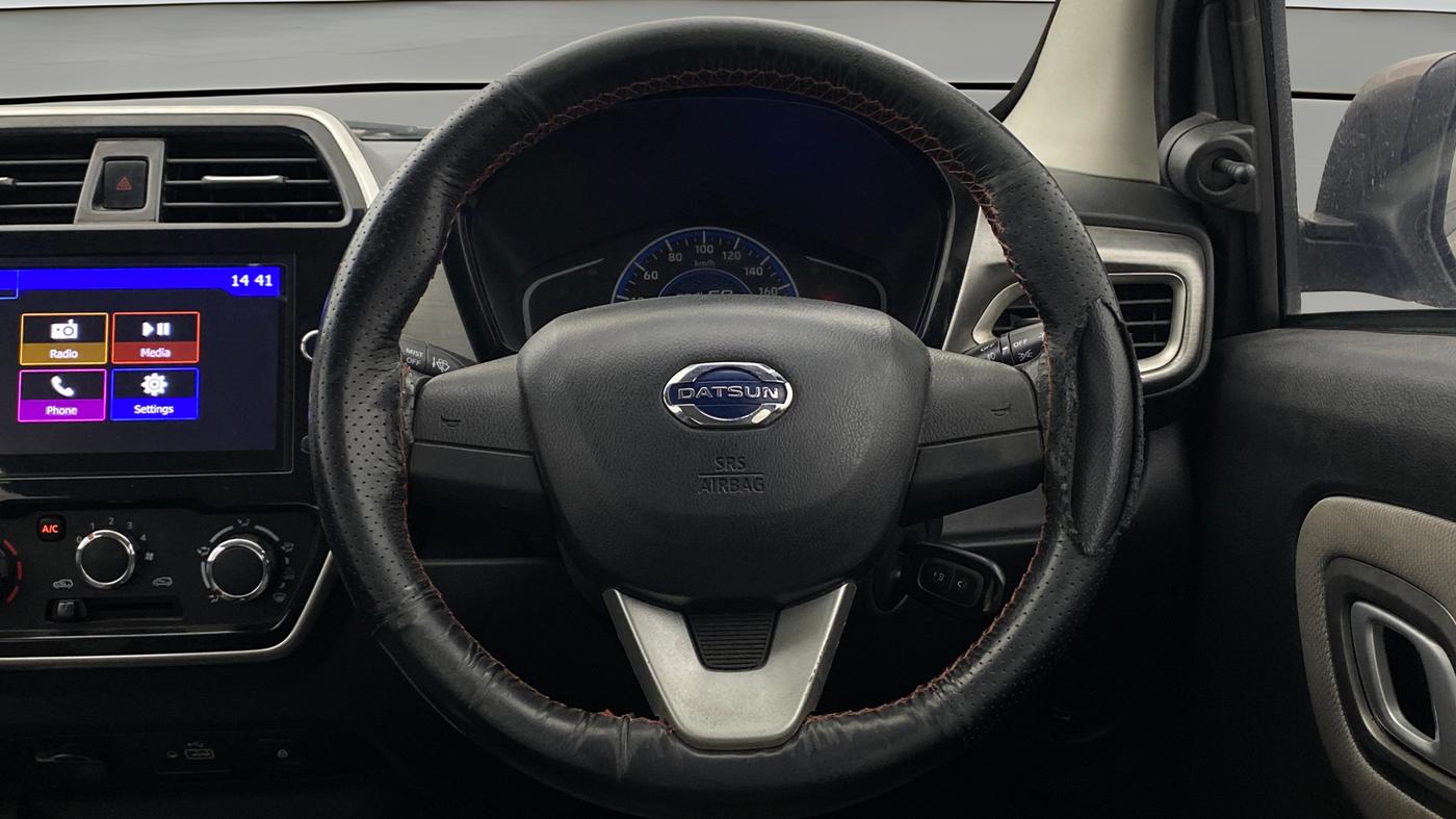 2020 Datsun Redi Go T(O) 1.0 AMT, Petrol, Automatic, 63,915 km, Steering Wheel Close Up
