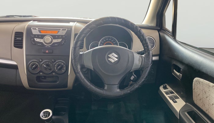 2014 Maruti Wagon R 1.0 VXI, Petrol, Manual, 37,808 km, Steering Wheel Close Up