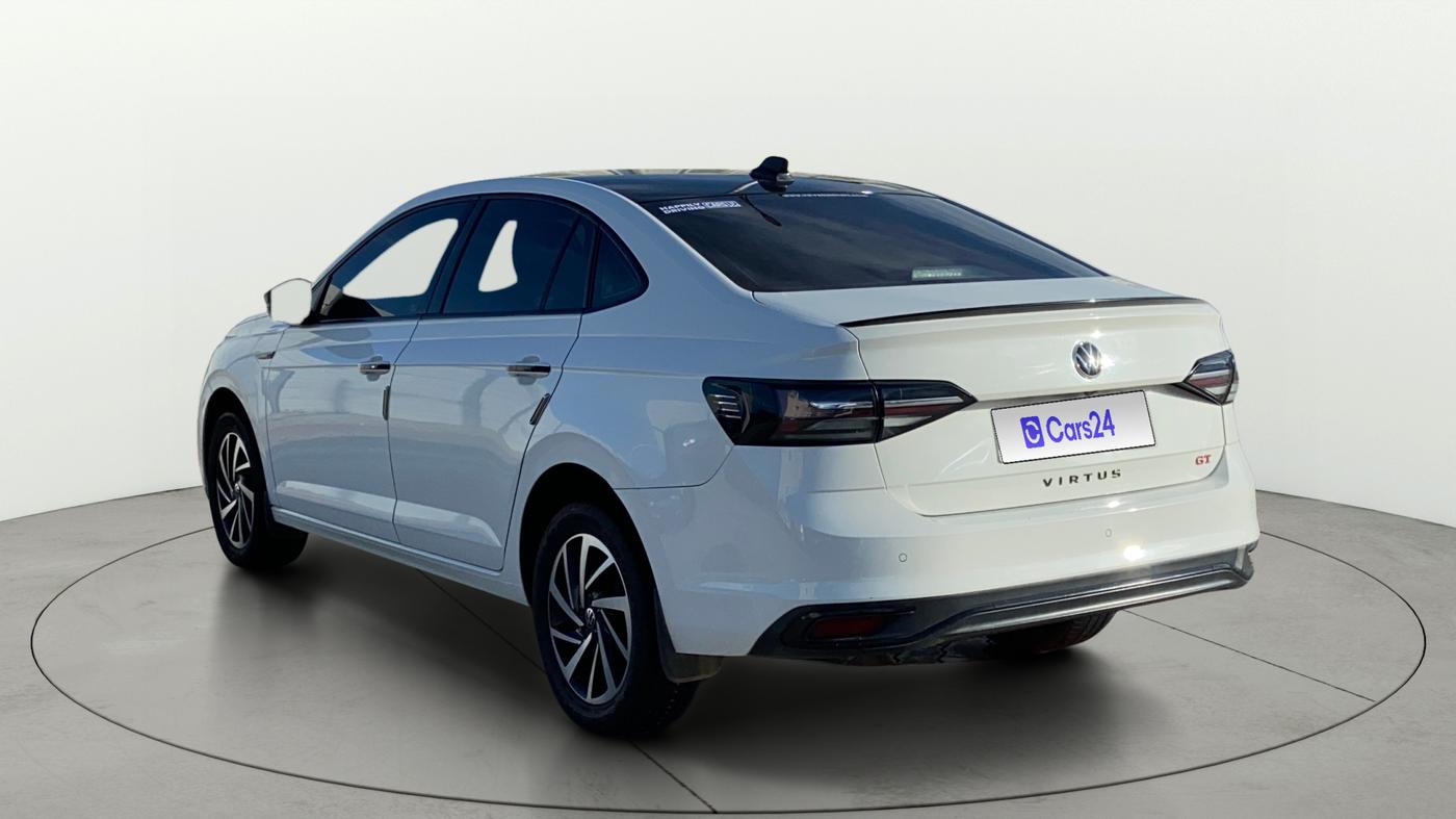 2022 Volkswagen VIRTUS TOPLINE TSI 1.0 AT, Petrol, Automatic, 50,044 km, Left Back Diagonal