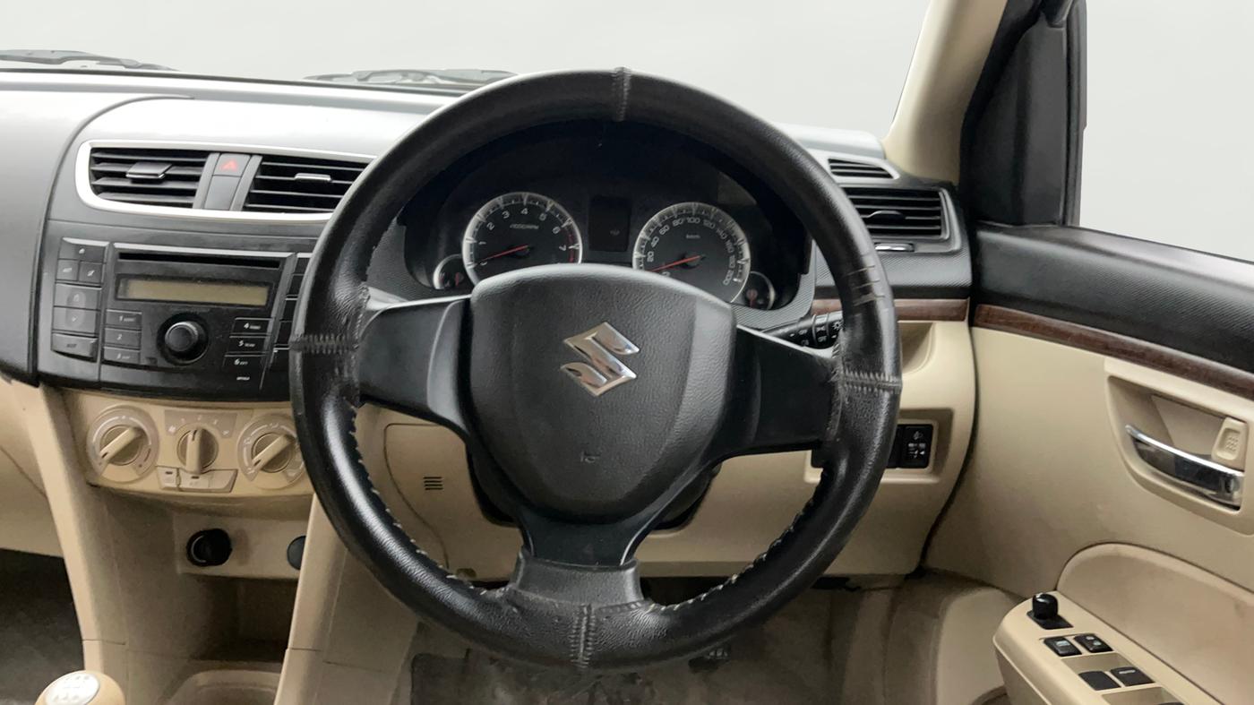 2014 Maruti Swift Dzire VXI, Petrol, Manual, 16,655 km, Steering Wheel Close Up