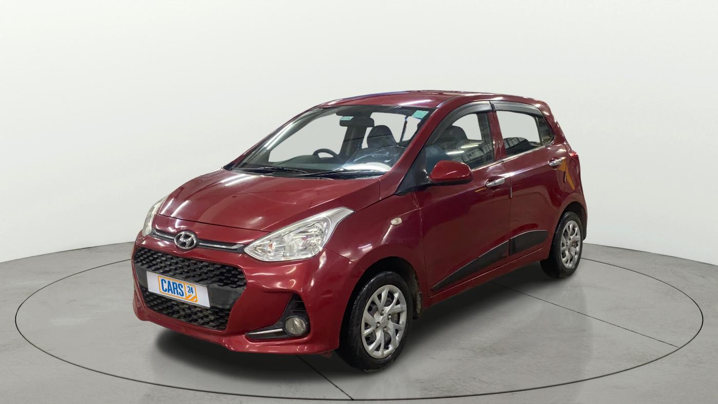 2018 Hyundai Grand i10 SPORTZ 1.2 KAPPA VTVT, Petrol, Manual, 54,907 km, Left Front Diagonal