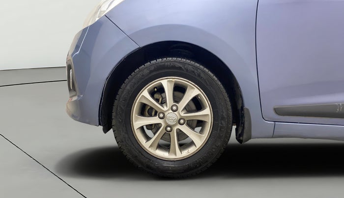 2016 Hyundai Grand i10 ASTA (O) 1.2 KAPPA VTVT, Petrol, Manual, 95,606 km, Left Front Wheel