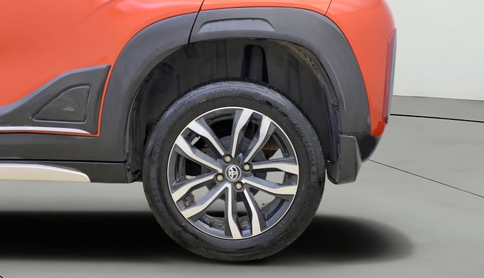 2024 Toyota Urban Cruiser Taisor V 1.0 Petrol AT, Petrol, Automatic, 10,865 km, Left Rear Wheel