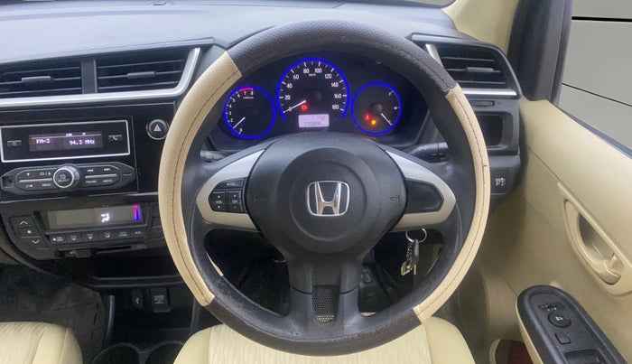 2016 Honda Brio S MT, Petrol, Manual, 30,897 km, Steering Wheel Close Up