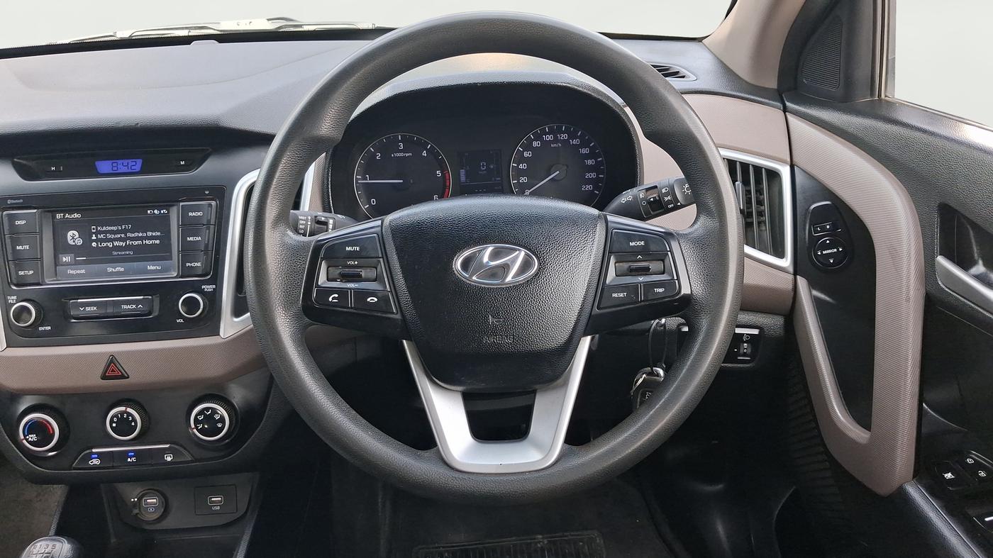 2018 Hyundai Creta S 1.4 DIESEL, Diesel, Manual, 87,680 km, Steering Wheel Close Up