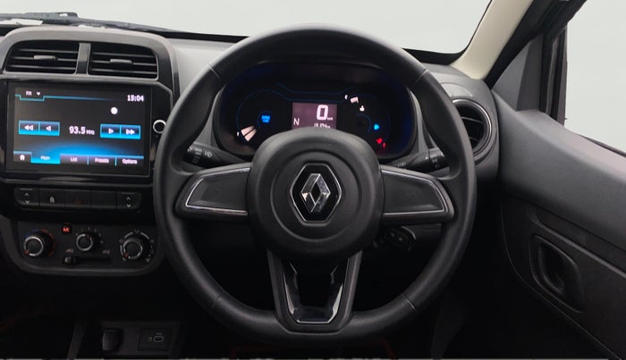 2021 Renault Kwid RXT 1.0 AMT (O), Petrol, Automatic, 13,101 km, Steering Wheel Close Up