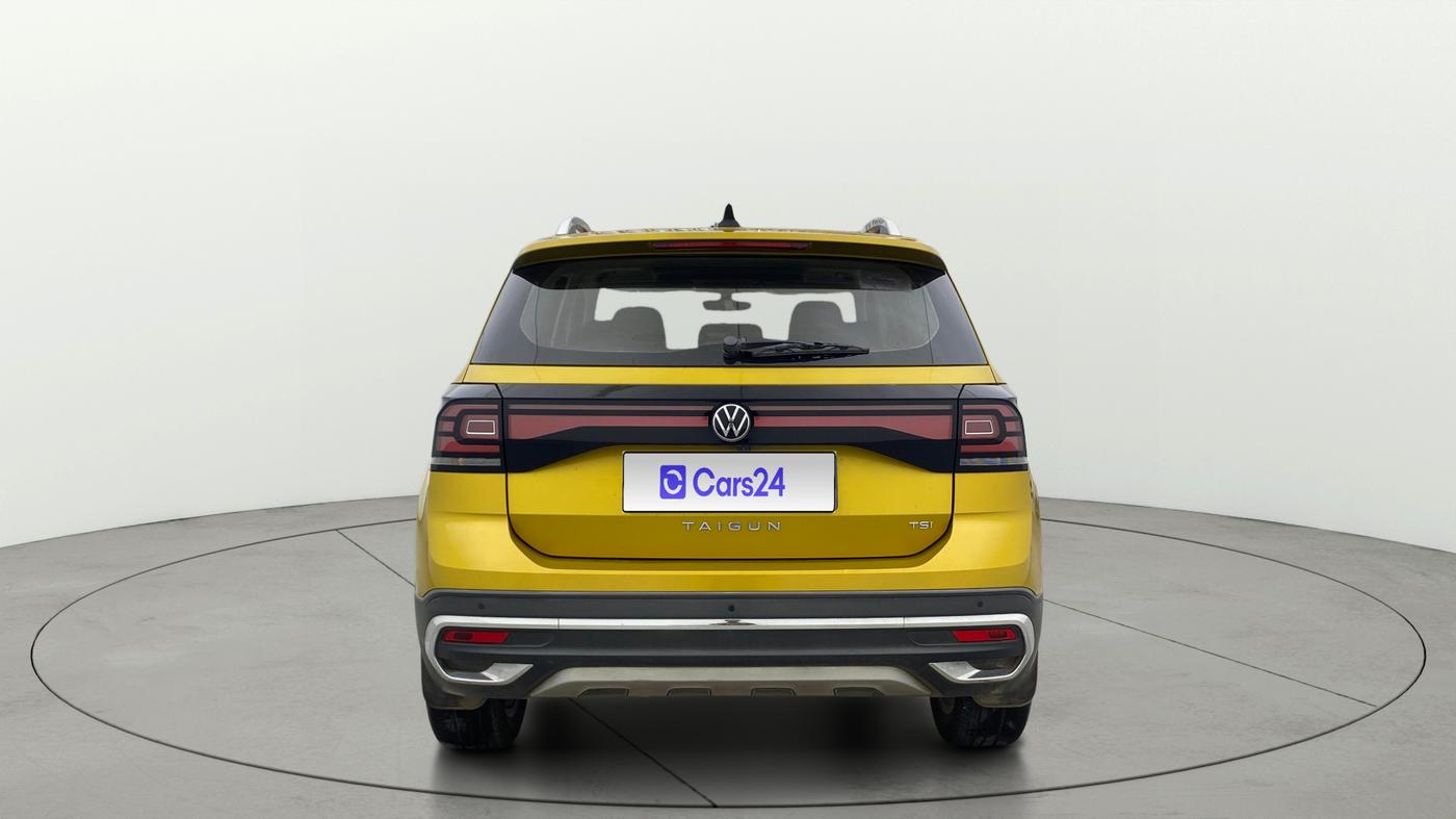 2022 Volkswagen TAIGUN TOPLINE 1.0 TSI AT, Petrol, Automatic, 49,524 km, Back/Rear