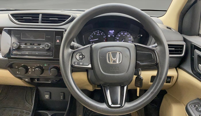 2019 Honda Amaze 1.2L I-VTEC S, CNG, Manual, 68,383 km, Steering Wheel Close Up