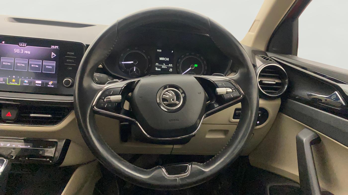 2022 Skoda SLAVIA AMBITION 1.0L TSI AT, Petrol, Automatic, 46,095 km, Steering Wheel Close Up