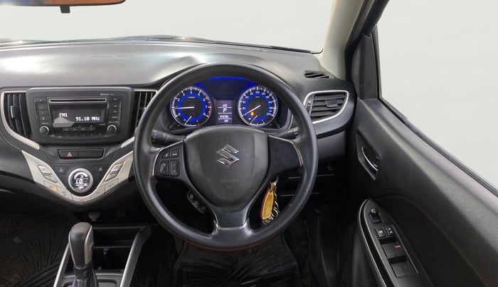 2018 Maruti Baleno DELTA CVT PETROL 1.2, Petrol, Automatic, 34,014 km, Steering Wheel Close Up