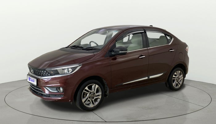 2023 Tata TIGOR XZA PLUS LEATHERETTE, Petrol, Automatic, 15,735 km, Left Front Diagonal