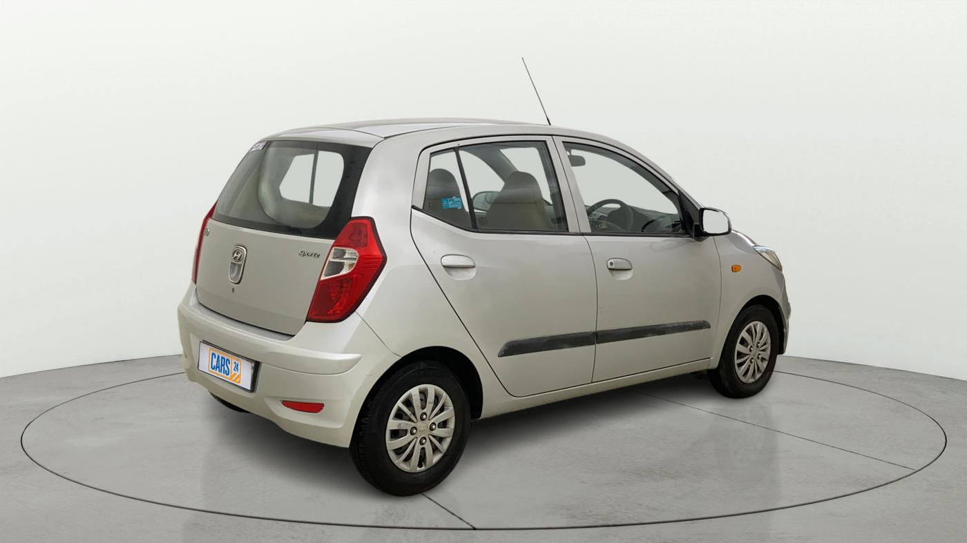 2014 Hyundai i10 SPORTZ 1.1, Petrol, Manual, 40,814 km, Right Back Diagonal