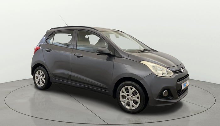 2015 Hyundai Grand i10 SPORTZ 1.2 KAPPA VTVT, Petrol, Manual, 70,966 km, Right Front Diagonal