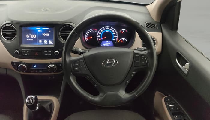 2018 Hyundai Grand i10 ASTA 1.2 KAPPA VTVT, Petrol, Manual, 72,491 km, Steering Wheel Close Up
