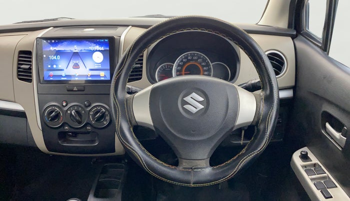 2015 Maruti Wagon R 1.0 VXI, Petrol, Manual, 98,940 km, Steering Wheel Close Up