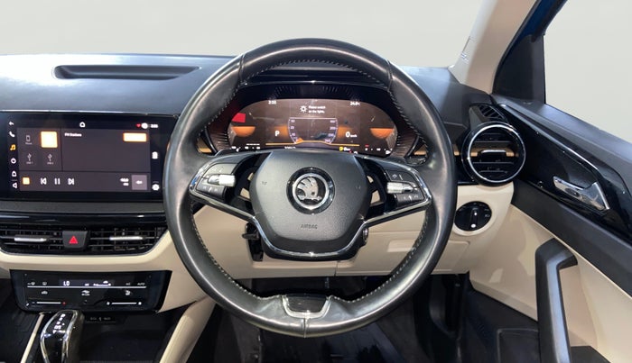 2022 Skoda SLAVIA STYLE 1.5L TSI DSG, Petrol, Automatic, 22,933 km, Steering Wheel Close Up