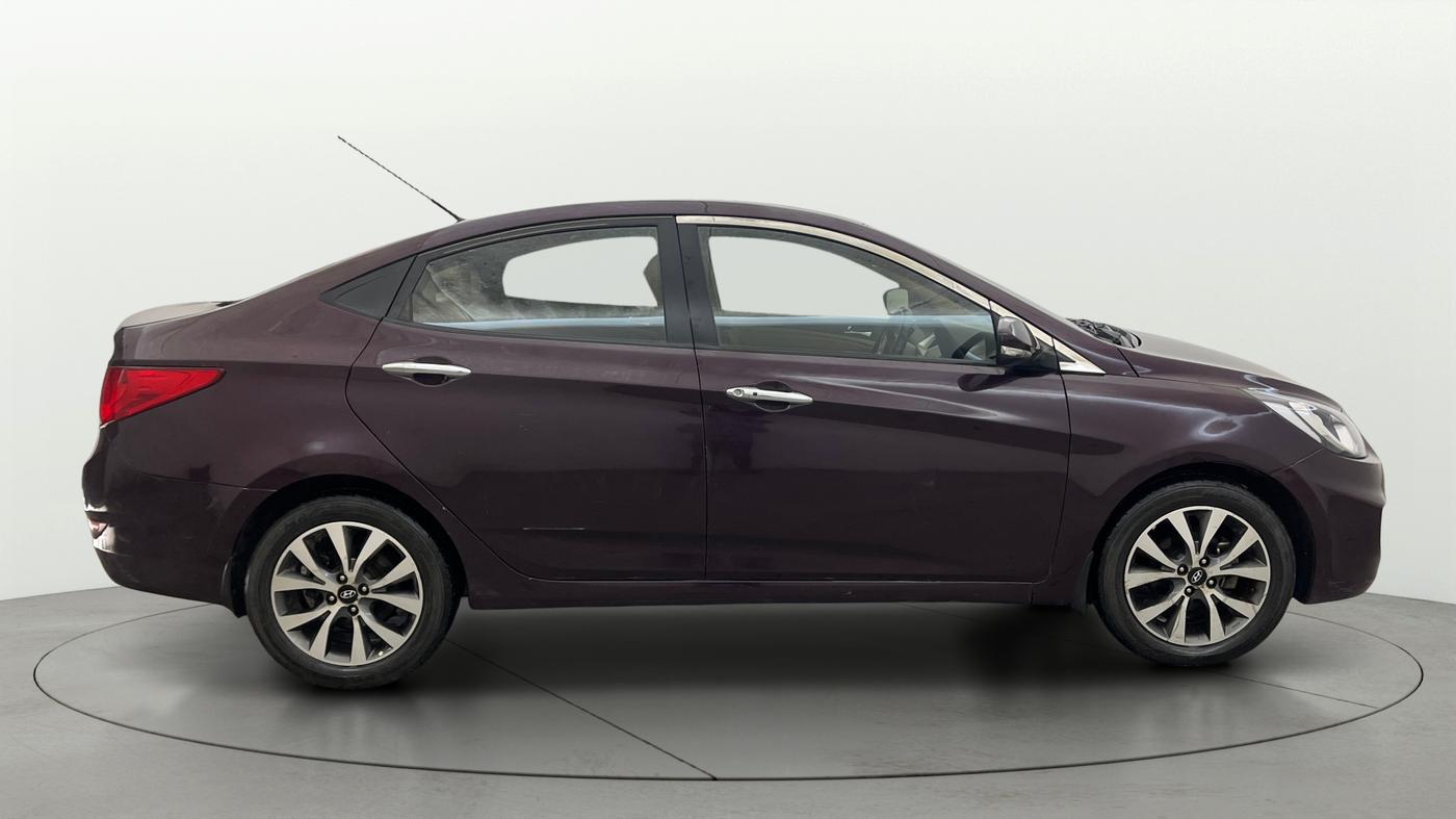 2013 Hyundai Verna FLUIDIC 1.6 VTVT SX OPT AT, Petrol, Automatic, 1,02,812 km, Right Side View