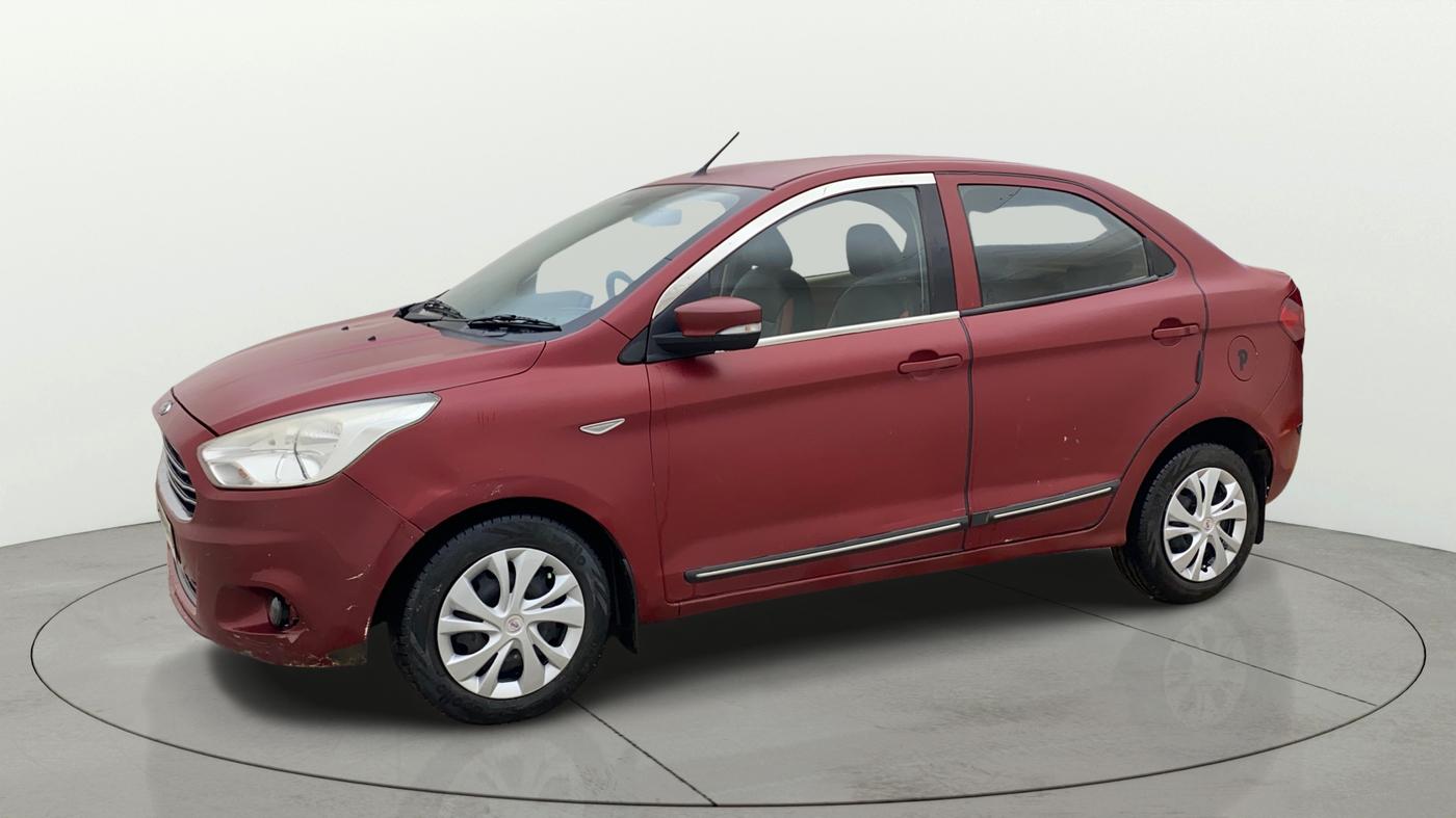 2015 Ford Figo Aspire TITANIUM 1.2 PETROL, Petrol, Manual, 1,07,151 km, Left Front Diagonal