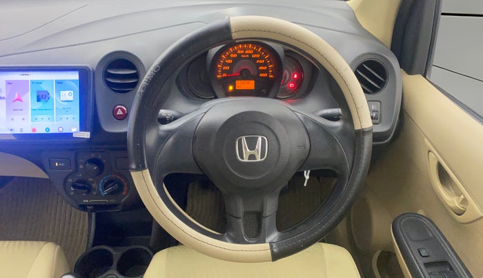 2015 Honda Amaze 1.2L I-VTEC E, Petrol, Manual, 70,792 km, Steering Wheel Close Up