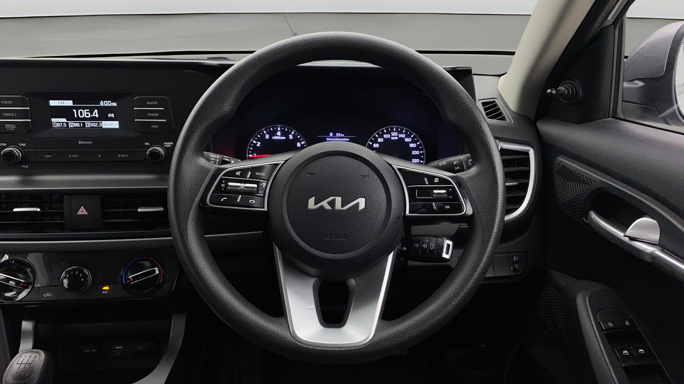2021 KIA SELTOS HTE 1.5 PETROL, Petrol, Manual, 21,576 km, Steering Wheel Close Up