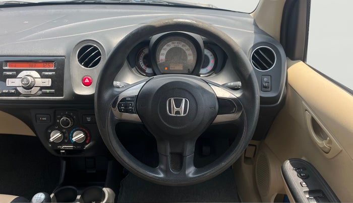 2014 Honda Brio S MT, Petrol, Manual, 40,870 km, Steering Wheel Close Up