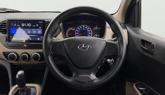 2016 Hyundai Grand i10 MAGNA AT 1.2 KAPPA VTVT, Petrol, Automatic, 64,815 km, Steering Wheel Close Up