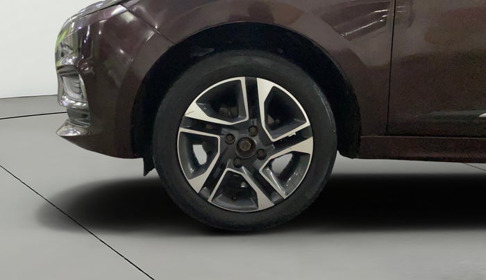 2021 Tata TIGOR XZA PLUS PETROL, Petrol, Automatic, 66,737 km, Left Front Wheel