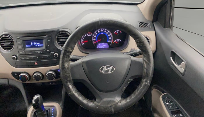 2014 Hyundai Grand i10 SPORTZ AT 1.2 KAPPA VTVT, Petrol, Automatic, 44,880 km, Steering Wheel Close Up
